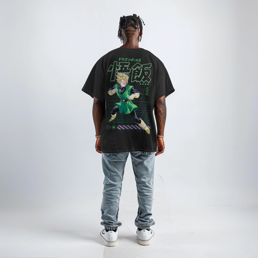 Playera para hombre SUPER SAIYAN GOHAN Máscara De Látex