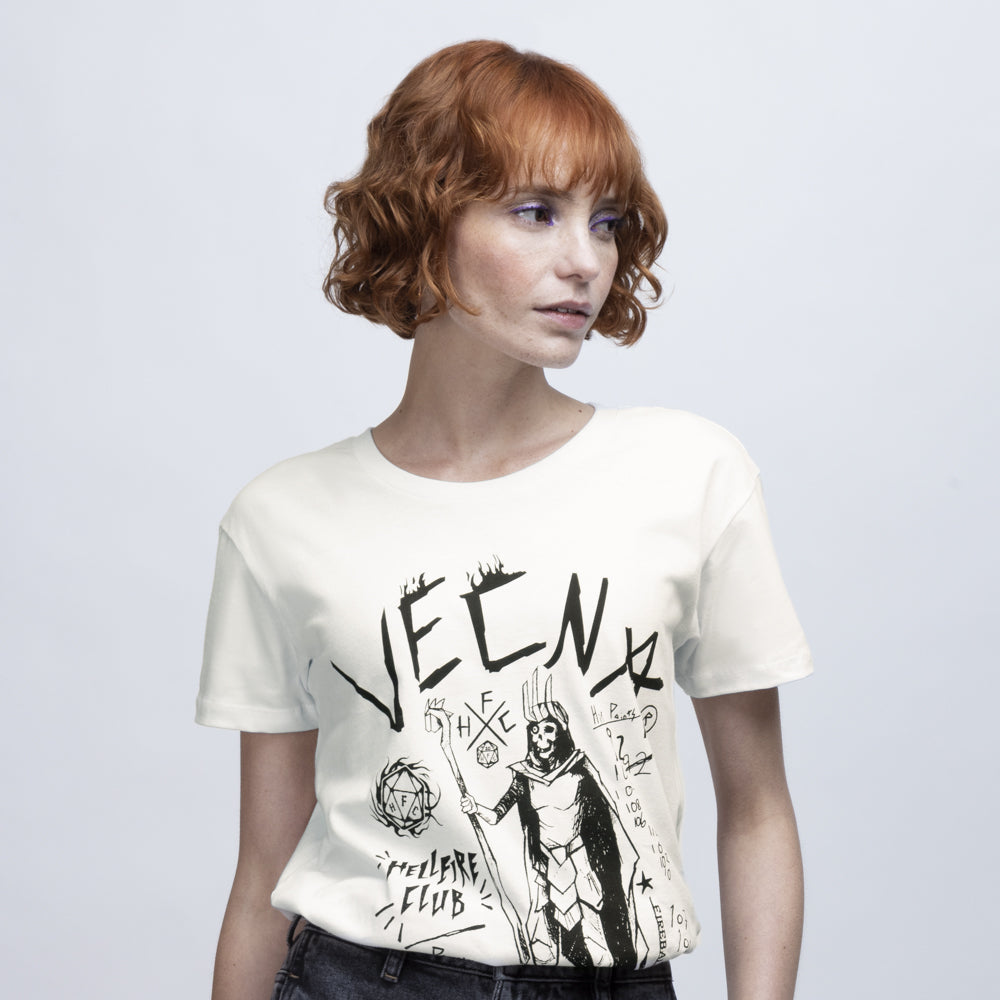 Playera para mujer VECNA SKETCH Máscara De Látex
